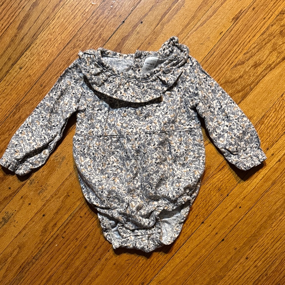 Carter's Floral Print Baby Outfit